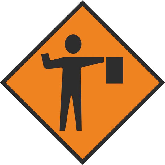 WK 061 ROAD SIGN 600 X 600 FLAGMAN